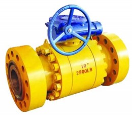 3PC Trunnion Ball Valve, Forged Steel, High Pressure