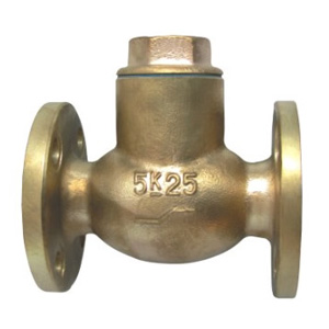 JIS F 7356 Bronze 5K lift check valves