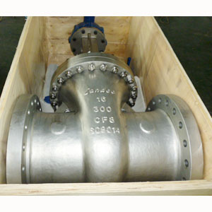 A351 CF8/SS304 Gate Valve, API 600, 18IN, CL300