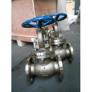 Alumium Bronze ASTM B148 C95800 Globe Valve, 2IN, 150LB, Flanged End