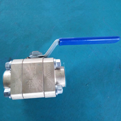 API STD 608 Thread Ball Valve, Floating Ball, PN130, DN20, Lever