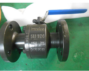 ASTM A105N Floating Ball Valve, A182 F6A Ball & Seat, DN40, PN20