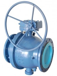 Carbon Steel Trunnion Ball Valve, 2PC, RF