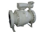 Cast Steel Trunnion Ball Valve, Carbon Steel, Full Port