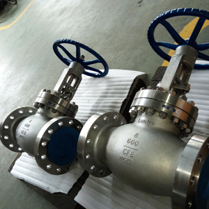 Flanged RF Globe Valve, A351 CF8, 8IN 600LB