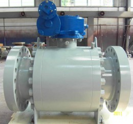 PEEK Seat Ball Valve, Flanged Ends