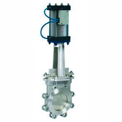 SS316 Lugged Knife Gate Valve, Viton Seat, PN16, DN200