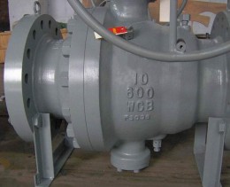 Trunnion Ball Valve, A216 WCB, Piggable, 10 Inch