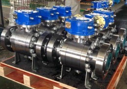 Trunnion Ball Valve, A182 F51, Flanged Ends