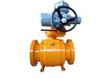 Trunnion Ball Valve, Motor Actuated