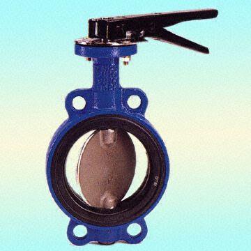 Wafer Style Butterfly Valve, Steel, Iron